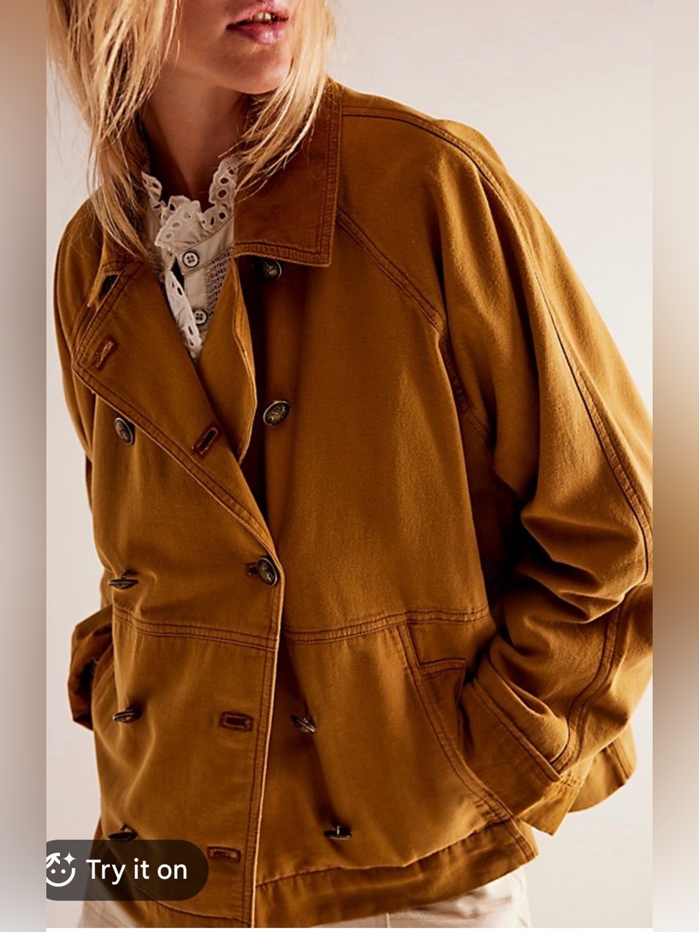 EUC We The Free Viva Surplus Jacket, Size S